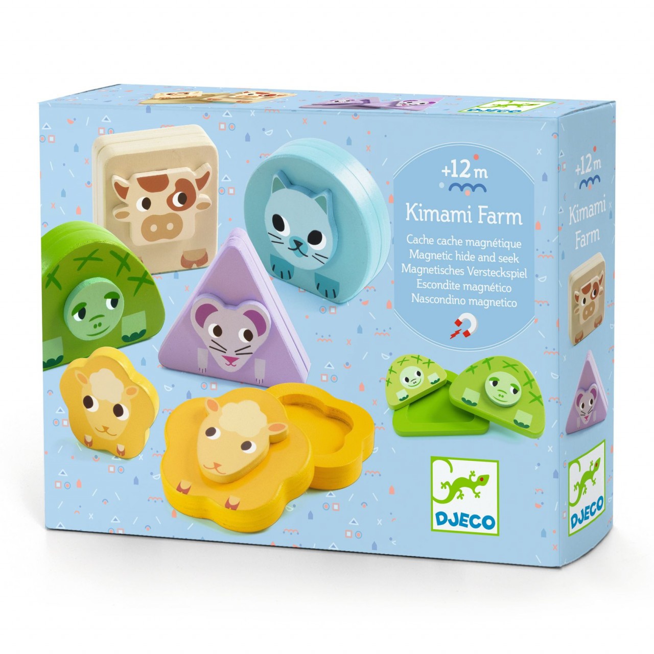 Jucarie bebe educativa Kimami Farm Djeco