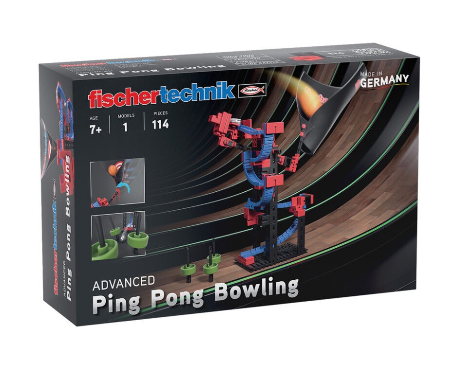 Kit STEM Construieste si joaca Ping pong bowling, Fischertechnik