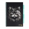 Caiet cu spirala si separatoare, STRIGO PADS Project Book PISICA, B5, Matematica, PADS023