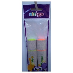 Set 2 evidentiatoare Strigo neon